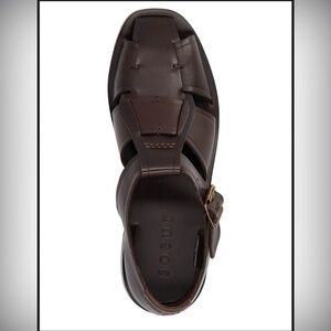 Soeur womens Dark Brown Leather Sandals
